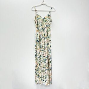 Parker Women’s Size XS Kisa 100% Silk Sleeveless Maxi Dress Floral Elegant